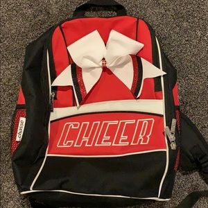 Cheer backpack with bow included